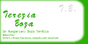terezia boza business card
