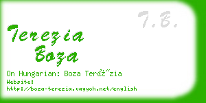 terezia boza business card